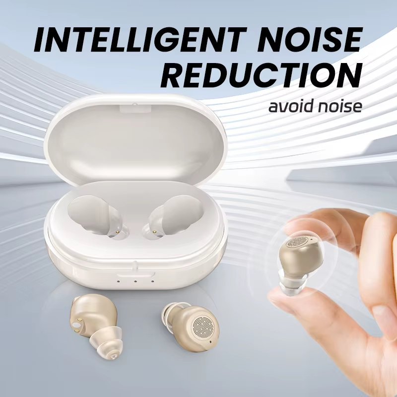 Audífonos Recargables con Control Táctil para Personas Mayores